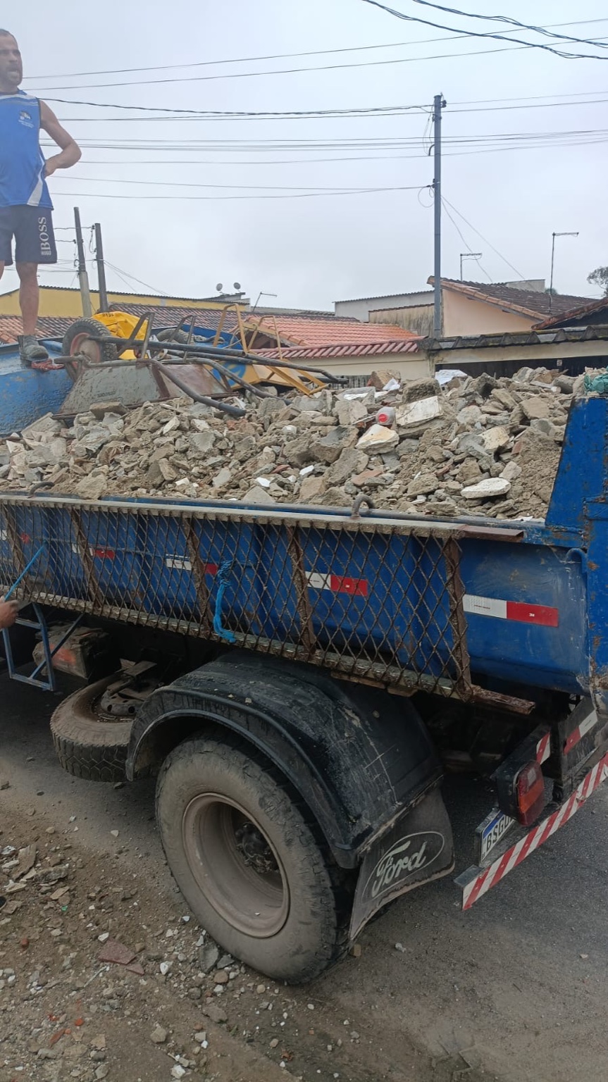 Retirada de entulho - obra 4